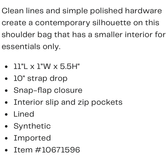 rachel zoe // flap shoulder bag - Picture 7 of 7